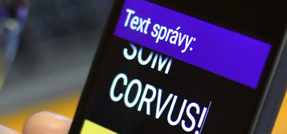 COrvus – aplikácia pre nevidiacich vytvorená nevidiacimi